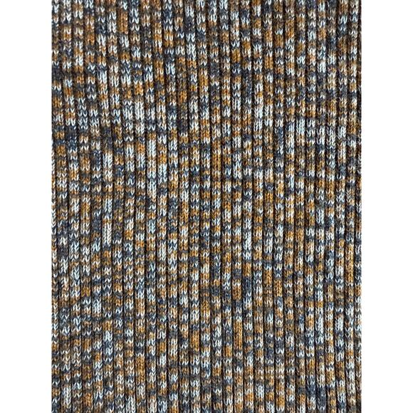 Madewell Ribbed Knit Fitted Dress in Marbled Brown Size Medium - Picture 5 of 7